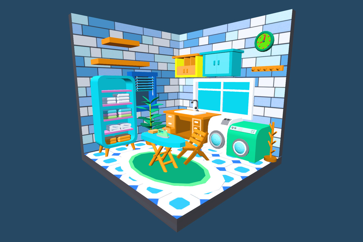 Cute Low Poly Furniture Pack - Colorful Interior Props