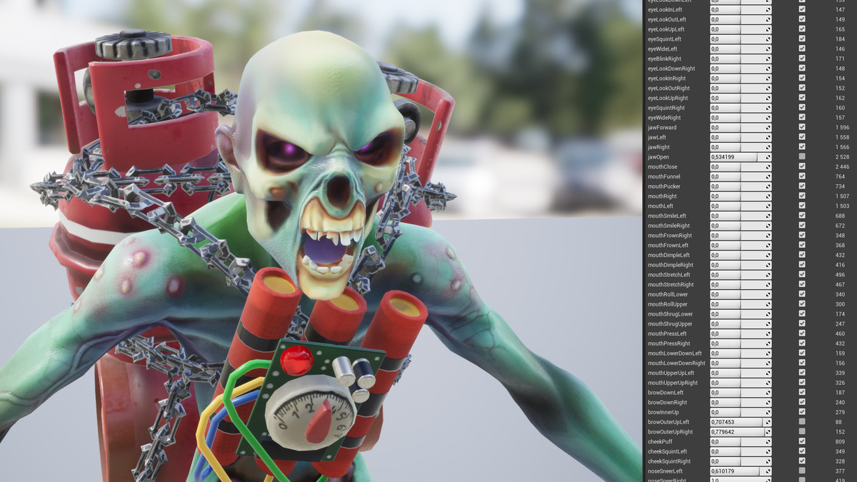 TNT-armed Zombie with a Stopwatch | Stylized