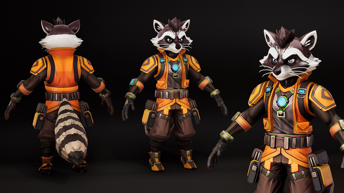 Cod The Racoon Raccoon 01