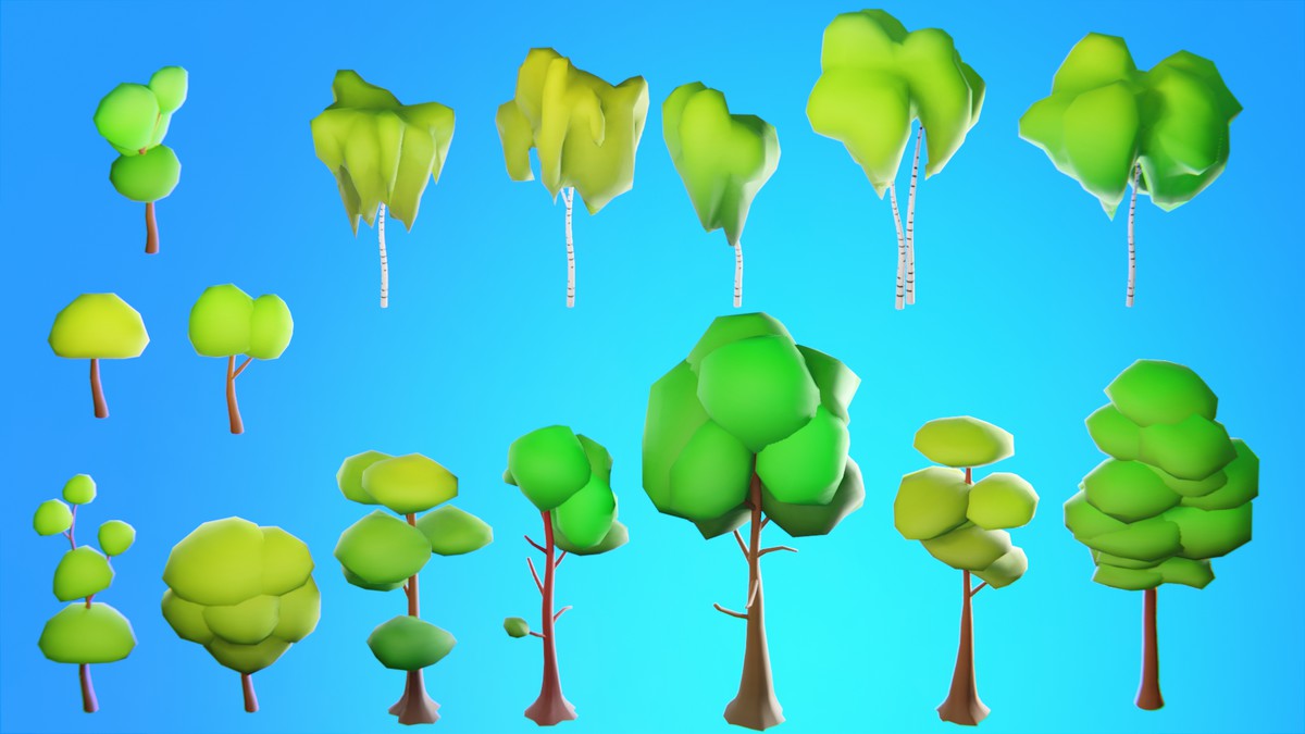 Low Poly Seasonal Forest Biome by IGS