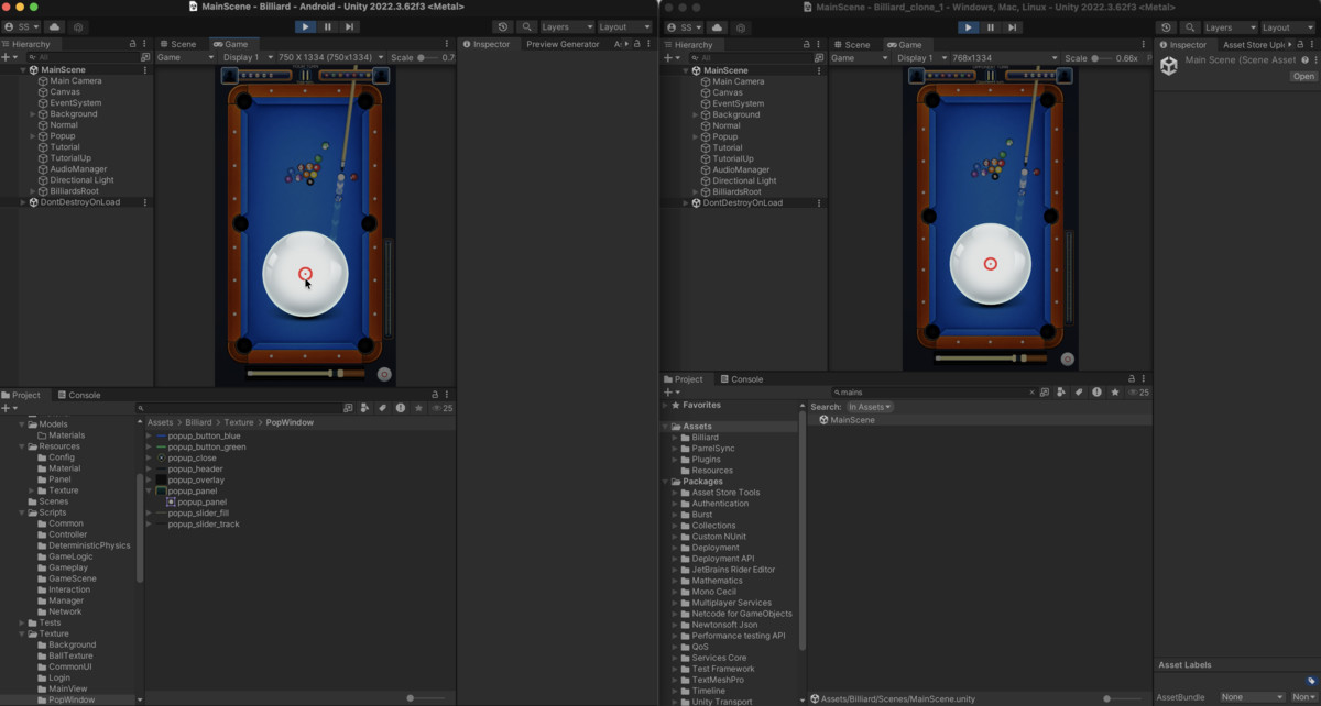8Ball Multiplayer Kit(Deterministic physics)