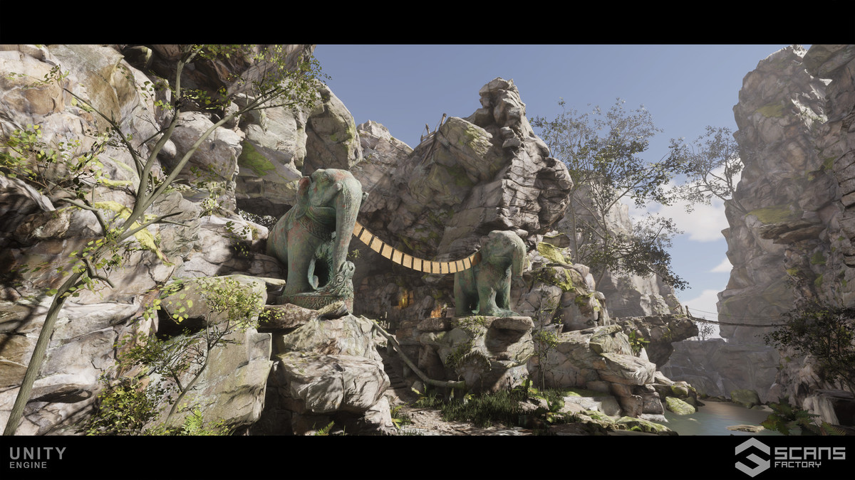 [HDRP] Ancient Temple Ruins - Mountains Environment