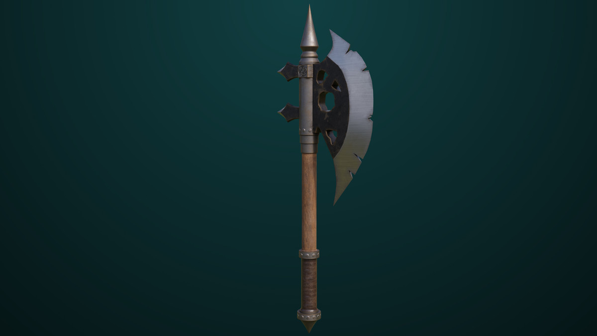 Battle Axe 16 URP HDRP Textures