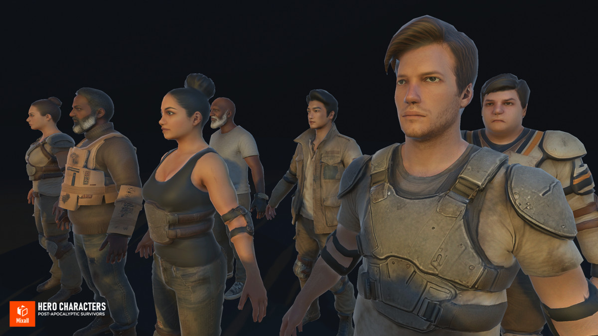 Hero Characters - Post-Apocalyptic Survivors