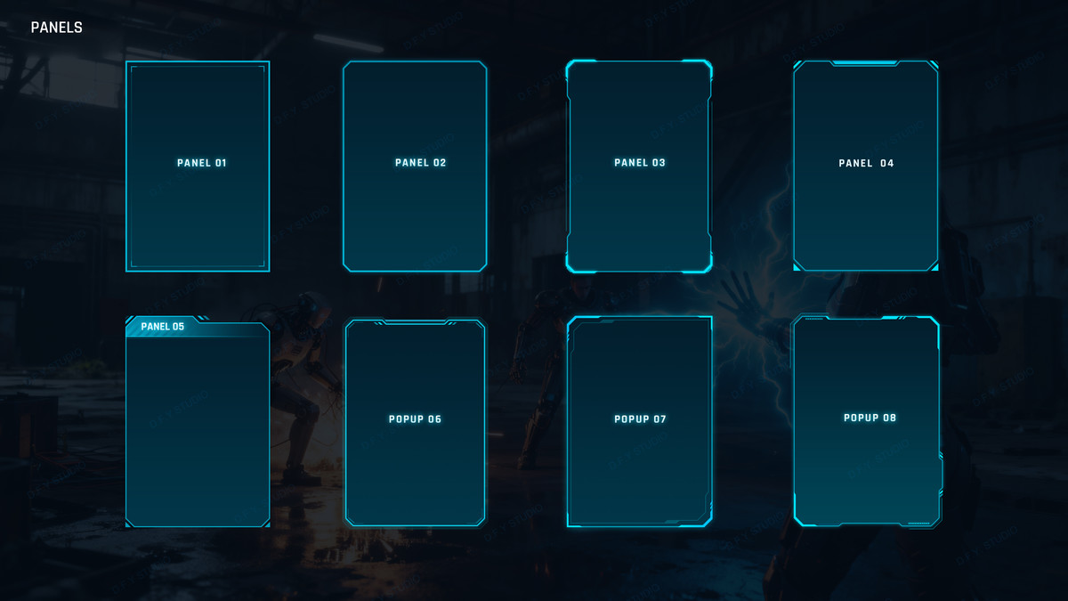 Super Sci-Fi Complete UI Pack(+PSD)
