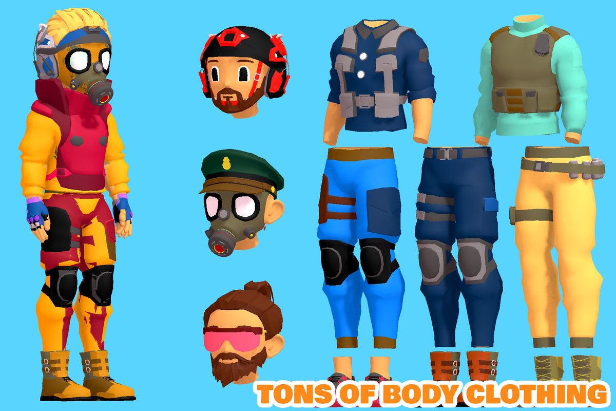 Stylized Military Characters