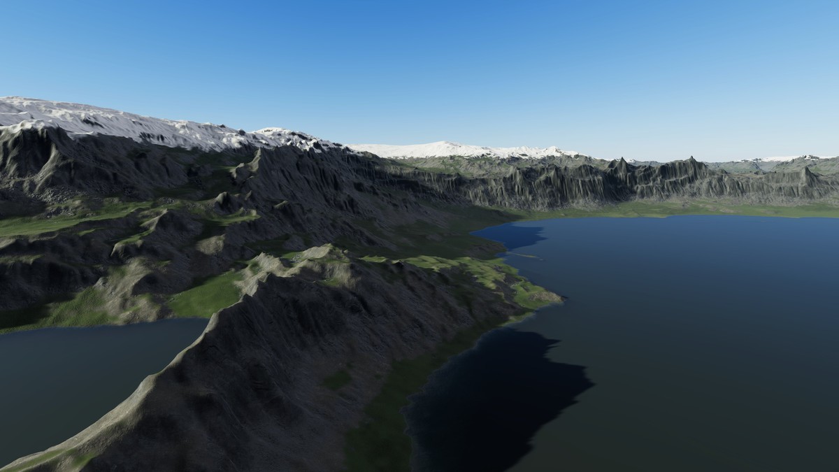 Procedural Ridged Mountains 8K & 4K - 54 Terrains
