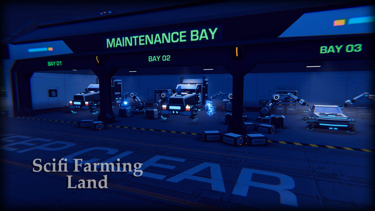 Scifi Farming Land - By Yorakeys