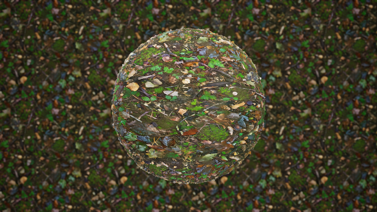 Realistic Materials - Forest Ground 1