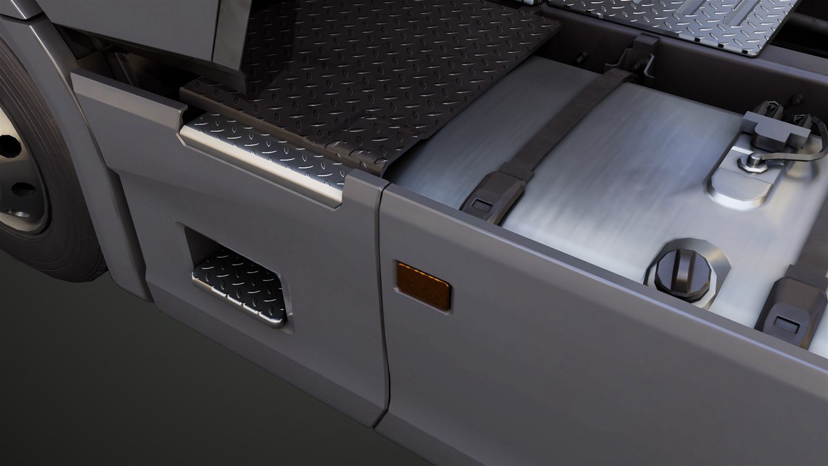 Heavy Truck Chassis 06 Interior URP HDRP Textures