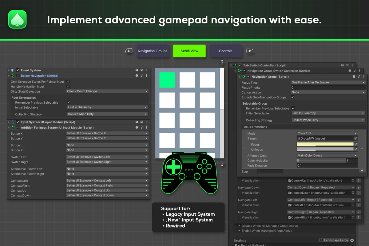 Better UI