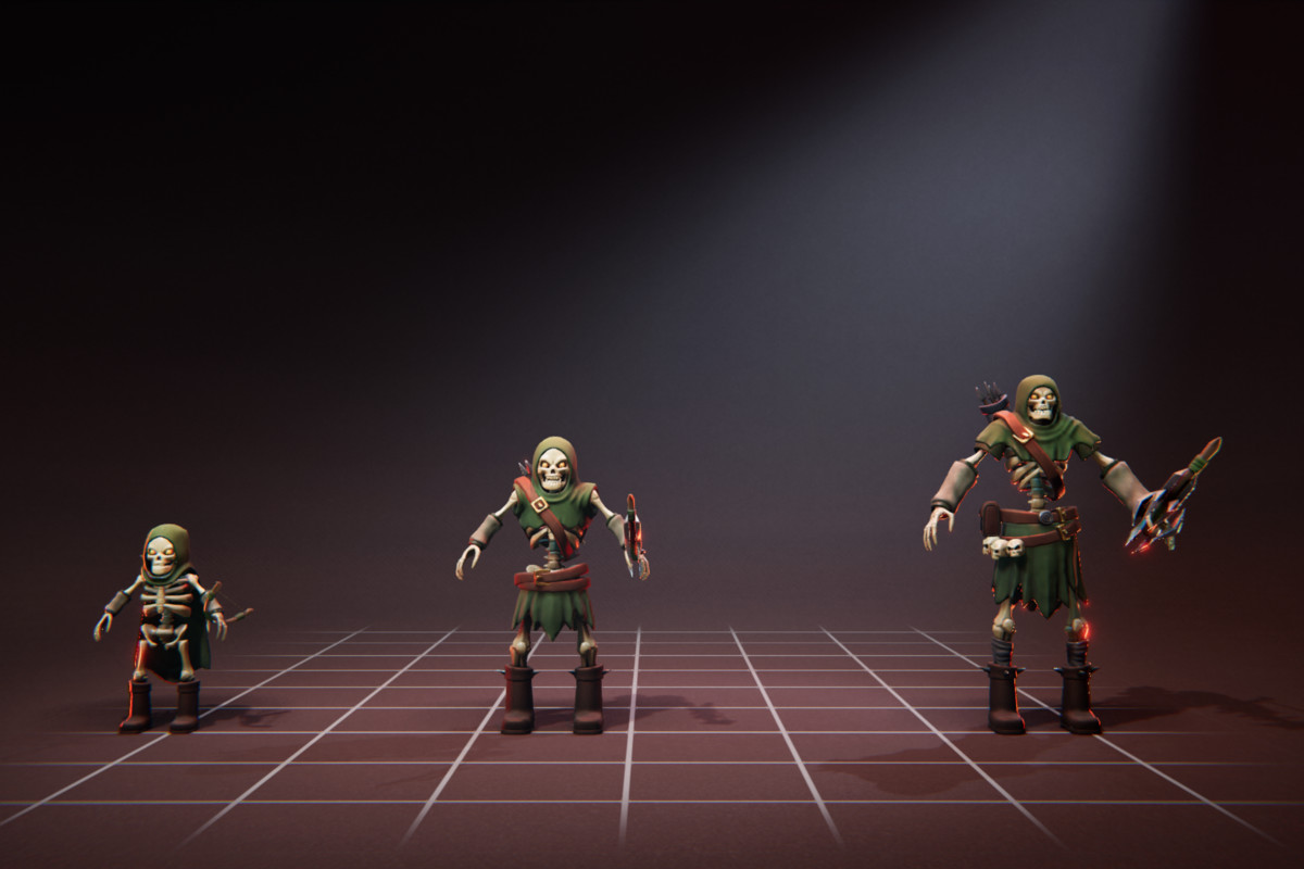 Skeletons Ultimate MegaPack- 13 Families + Boss - 37 Characters + Animations
