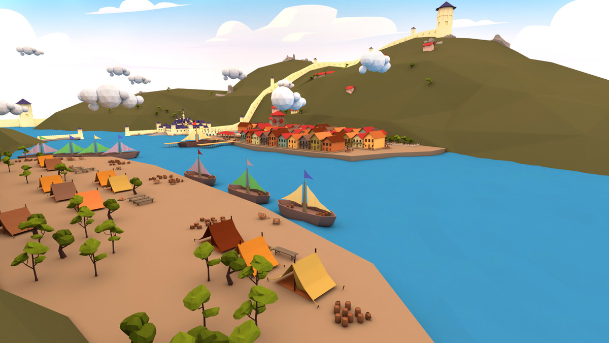 Low Poly Frozen Environment