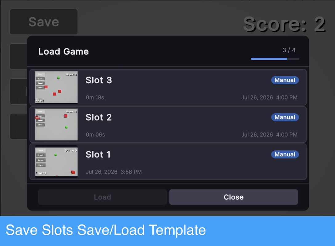 WagSave - Save Game System