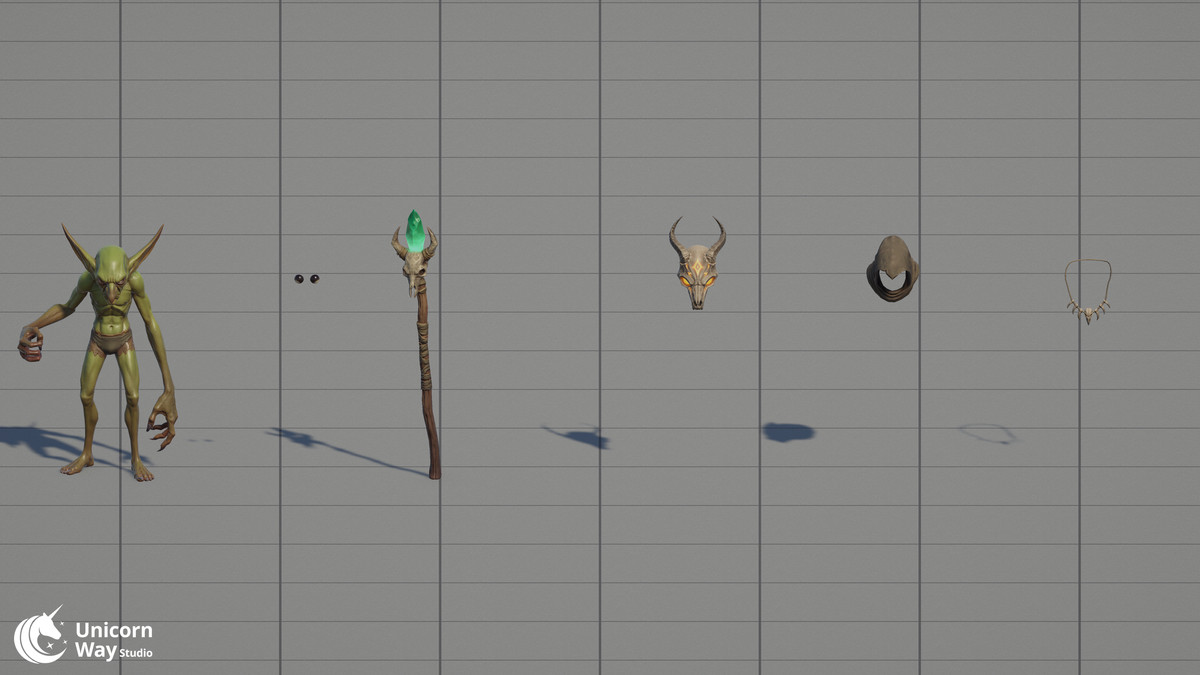 Stylized Goblin Shaman Outfit