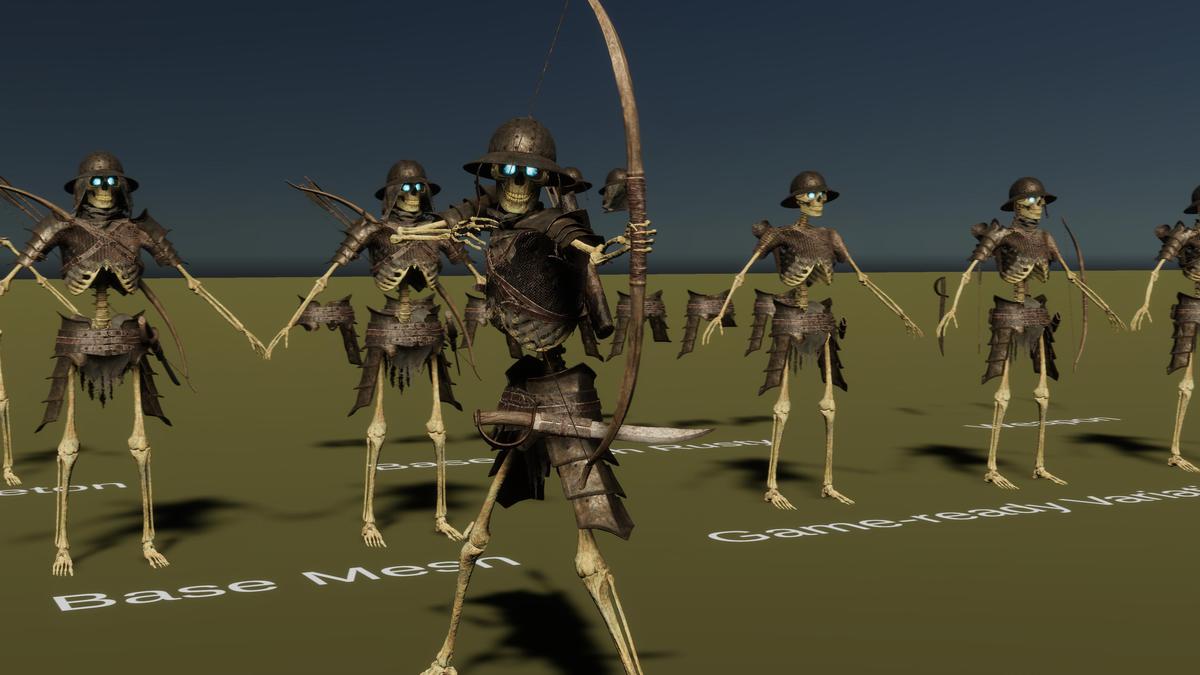 Skeleton Archer Modular