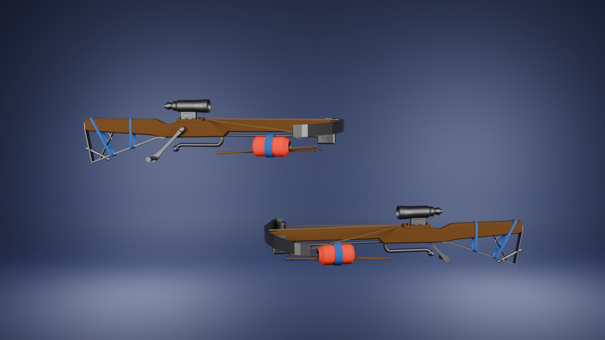 Apocaliptic low poly weapon pack