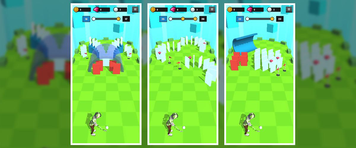 Golf vs Domino | [Template + Editor]