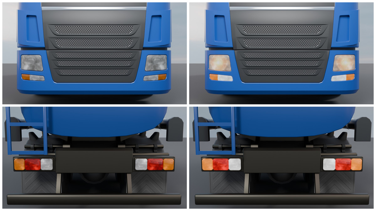 Modular Tanker Truck – Game Ready PBR Vehicle with Interior, UI Dashboard