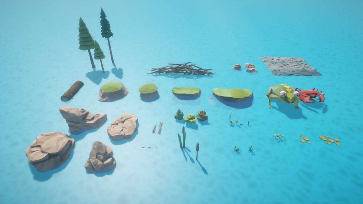 Stylized Cozy Riverside - Modular Pack