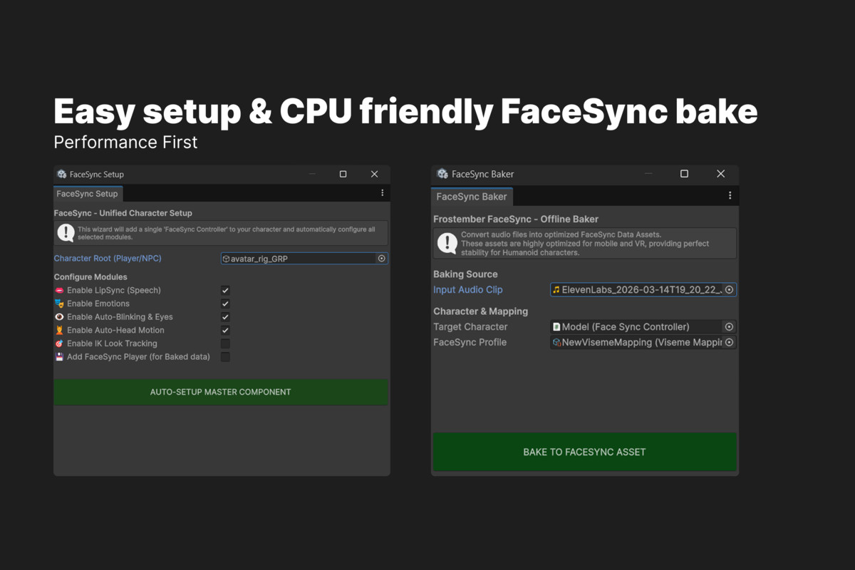 FaceSync - Audio Lip Sync & Facial Animation