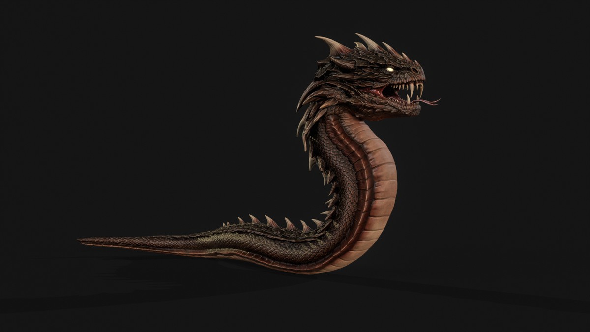 Basilisk Snake Character