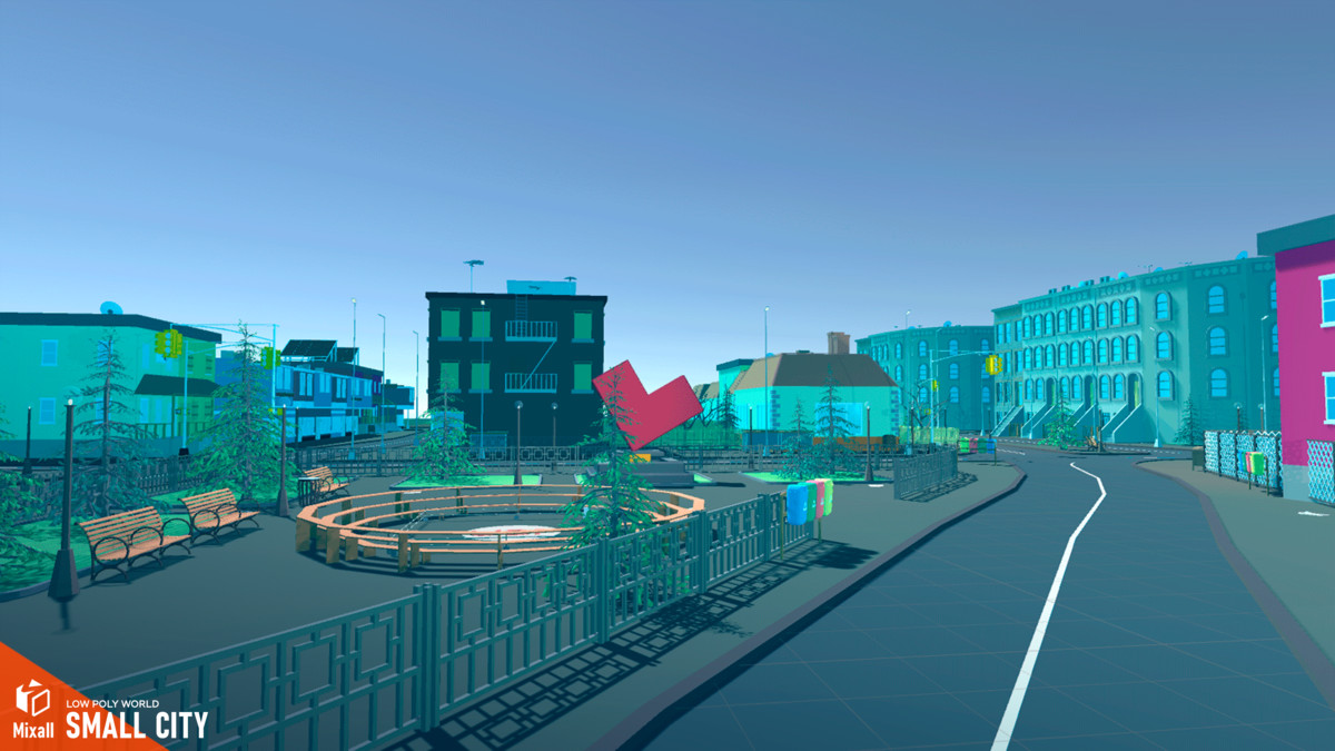 LOW POLY WORLD - SMALL CITY