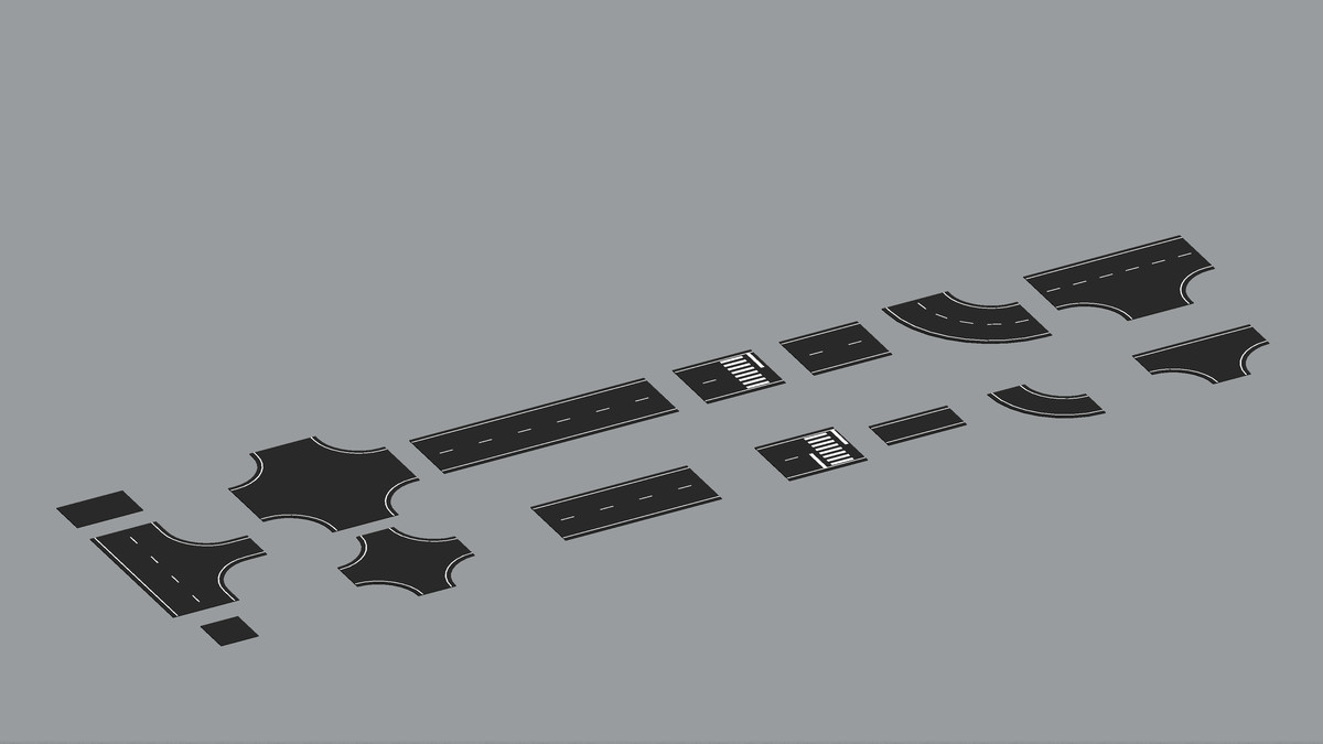 Low Poly Urban Traffic Pack