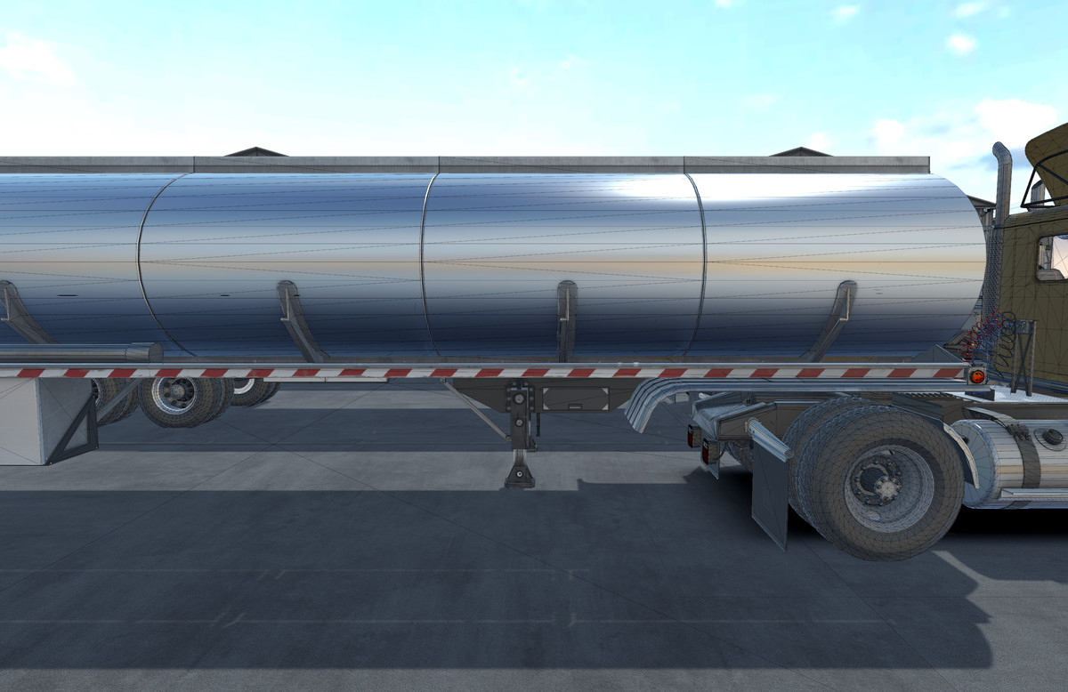 80s Semitruck Tanker