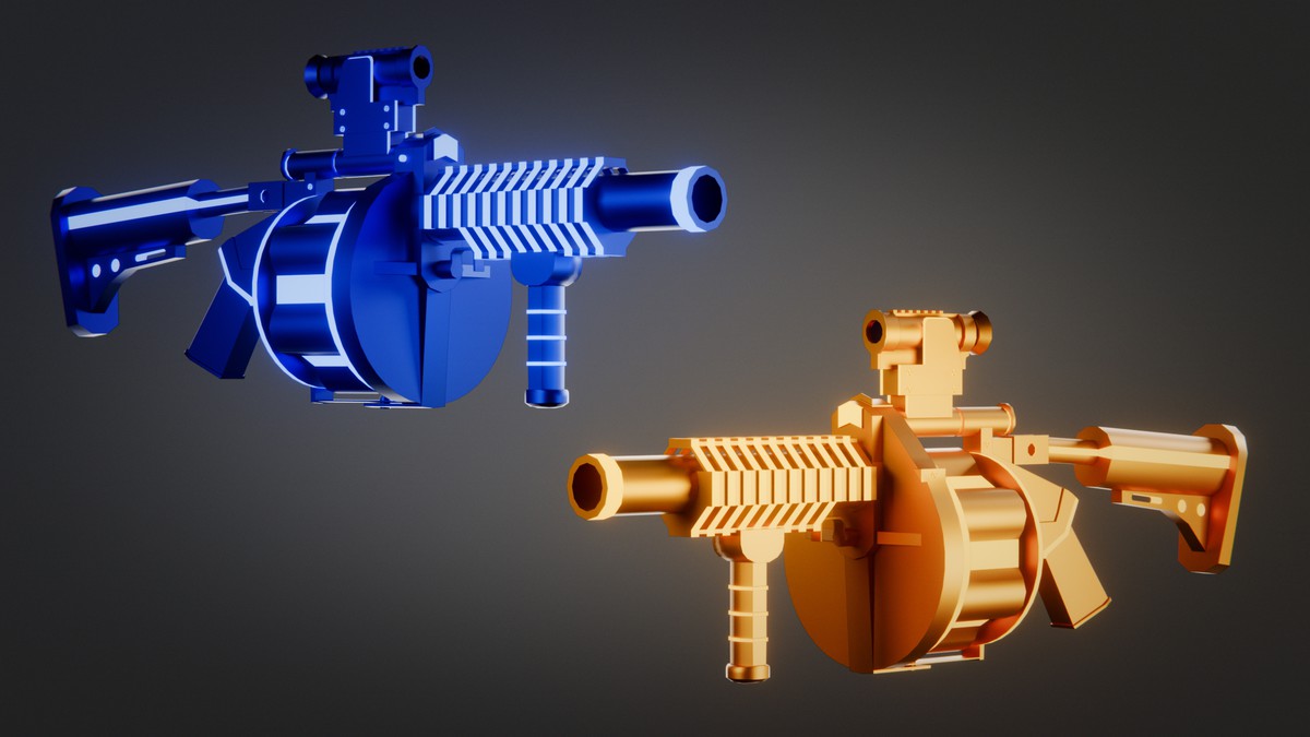 Ultimate Weapon Pack — 23 Guns + 943 Skins (Low Poly, Stylized, FPS/TPS Ready)