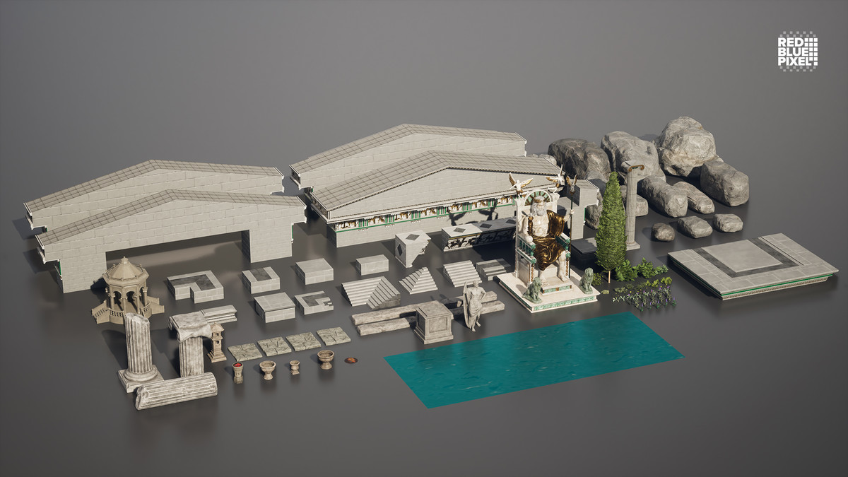 Ancient Greek Parthenon Temple