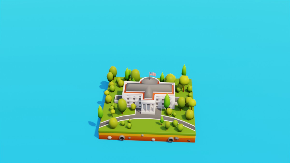 Low Poly LandMarks by IGS