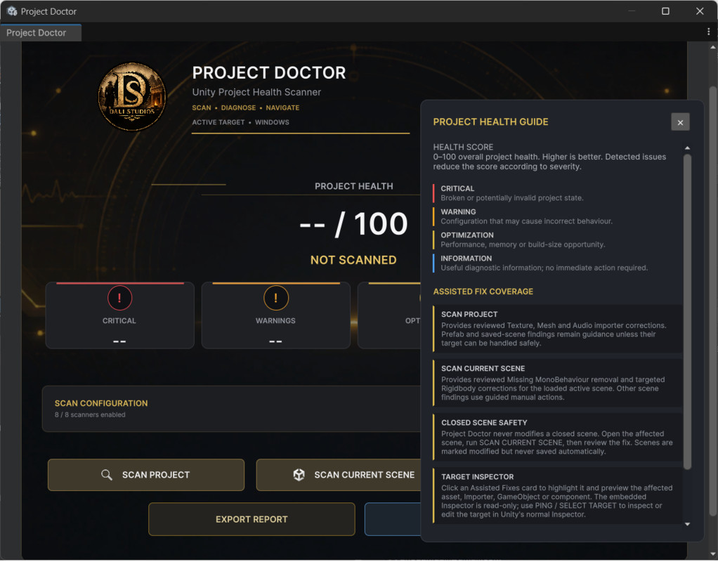 Project Doctor - Project Health Scanner