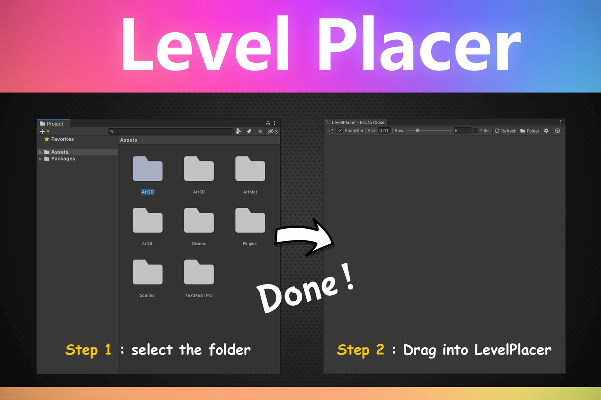 Quick Drag & Drop | Level Placer
