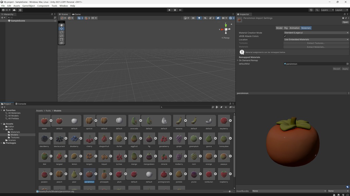 50+ Fruit Asset Pack