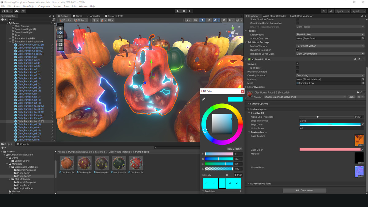 Dissolvable Pumpkins (Halloween Pack)