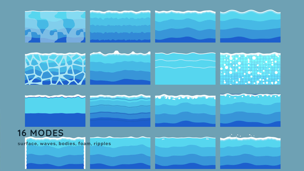 Interactive Water Shader for platformer