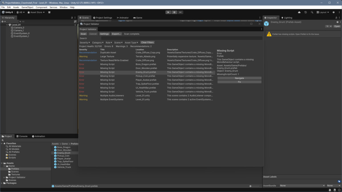 Project Validator