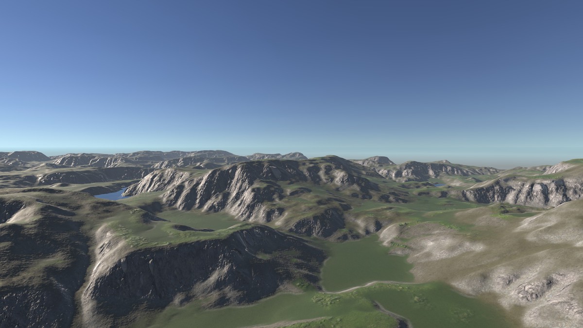 Procedural Mountains & Rivers 8K - 37 Terrains