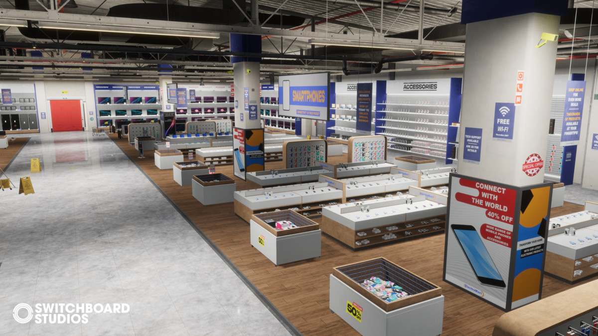 Electronics Mega Store Modular Environment