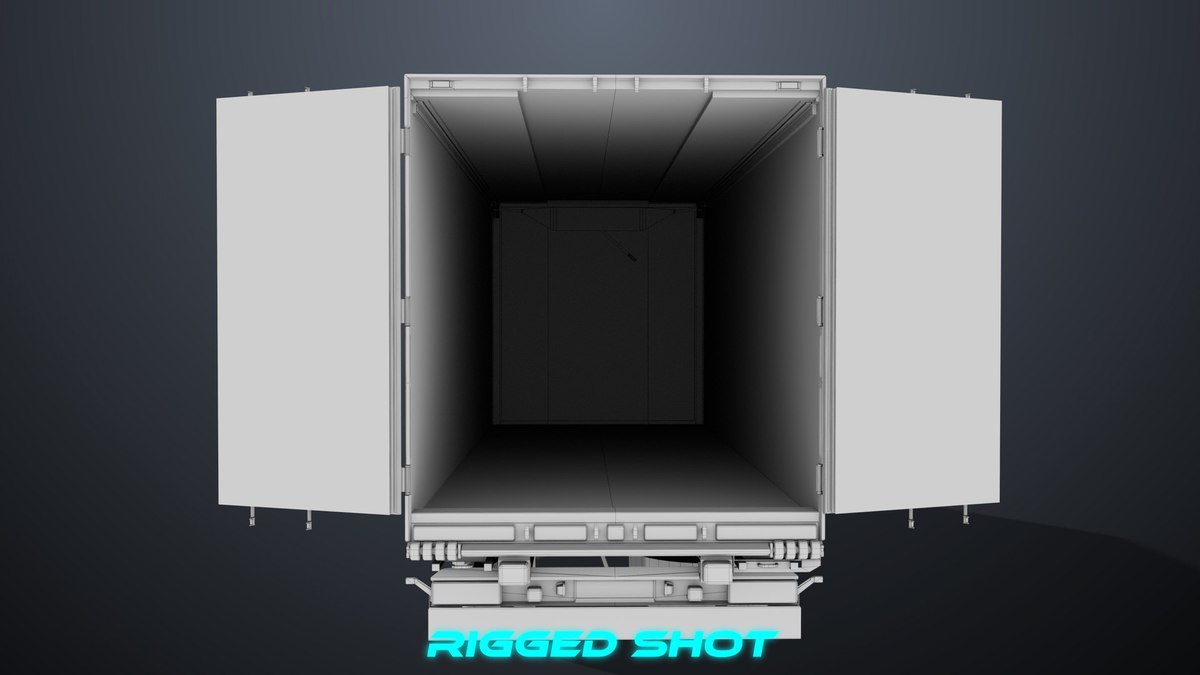 Refrigerator Trailer 05 URP HDRP Textures