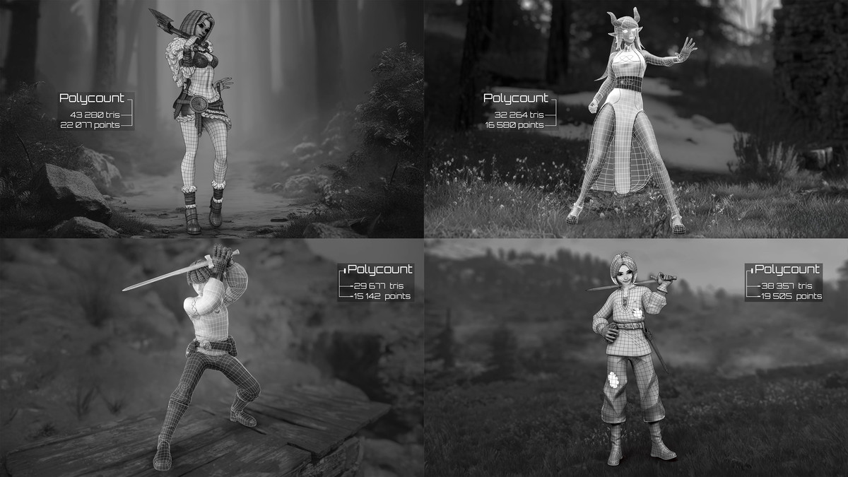 12 In 1 Mega Bundle - Stylized Characters Warriors - #68