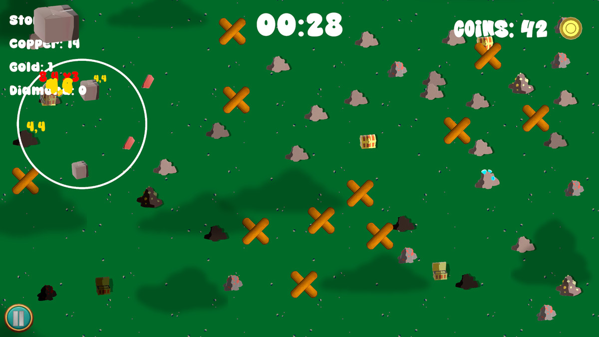 Incremental Node Mining 2D Template Full Game Example