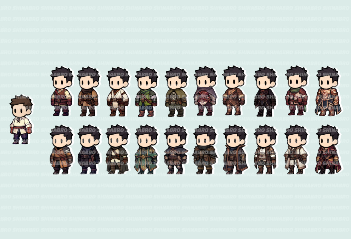 Mini Fantasy Characters (+spine)