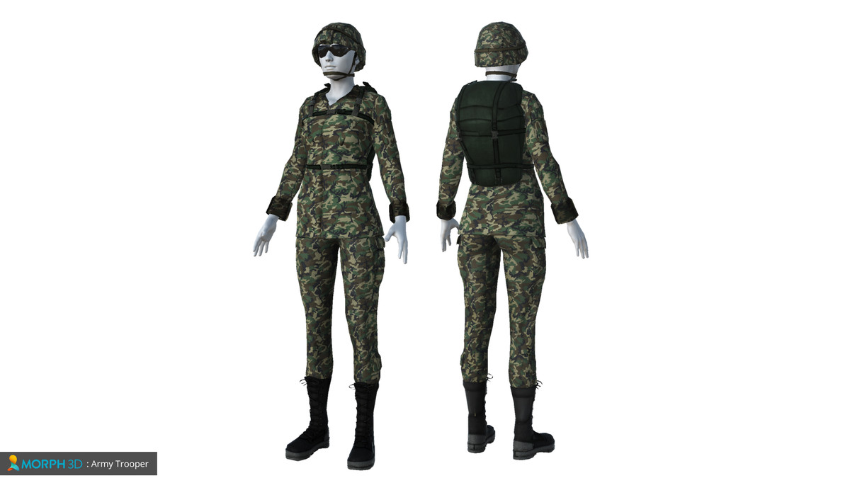 MCS Female: Army Trooper