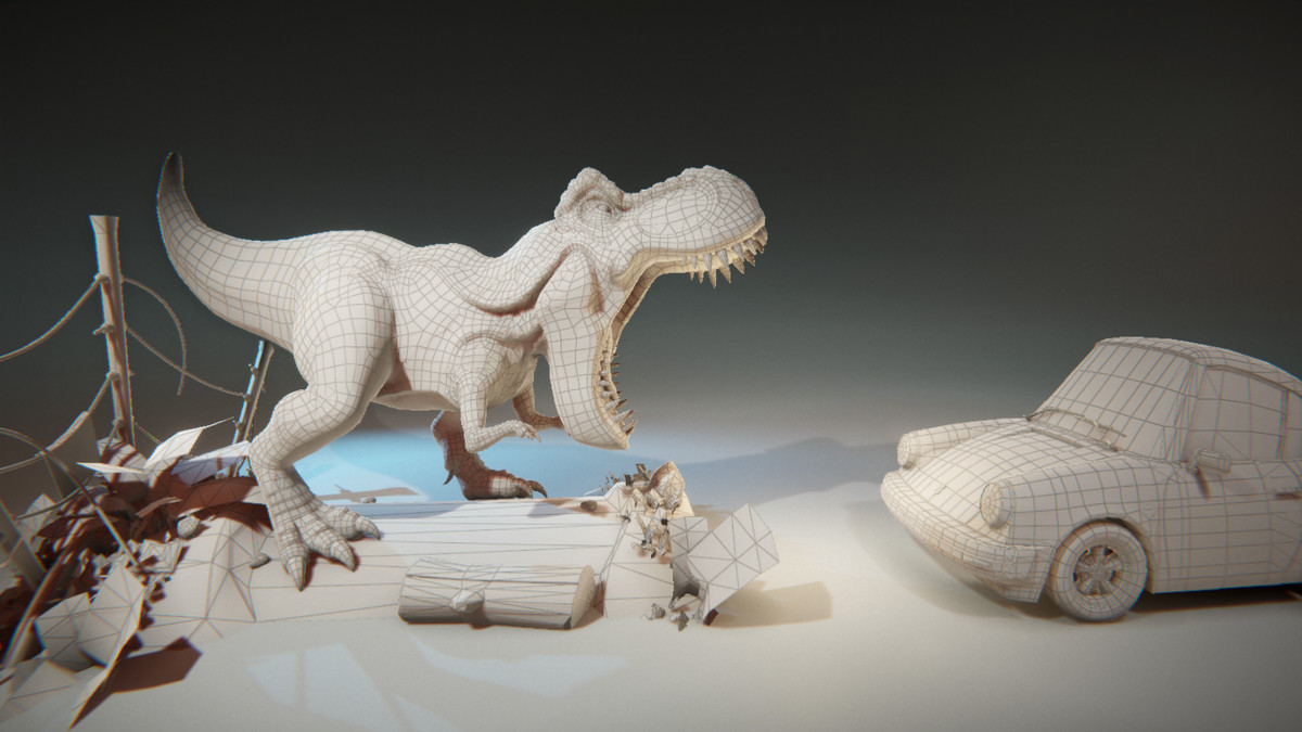 Dynamic Wireframe Shader