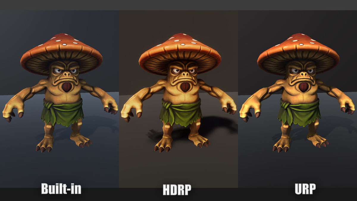 Mushrooms Pack - Game ready characters