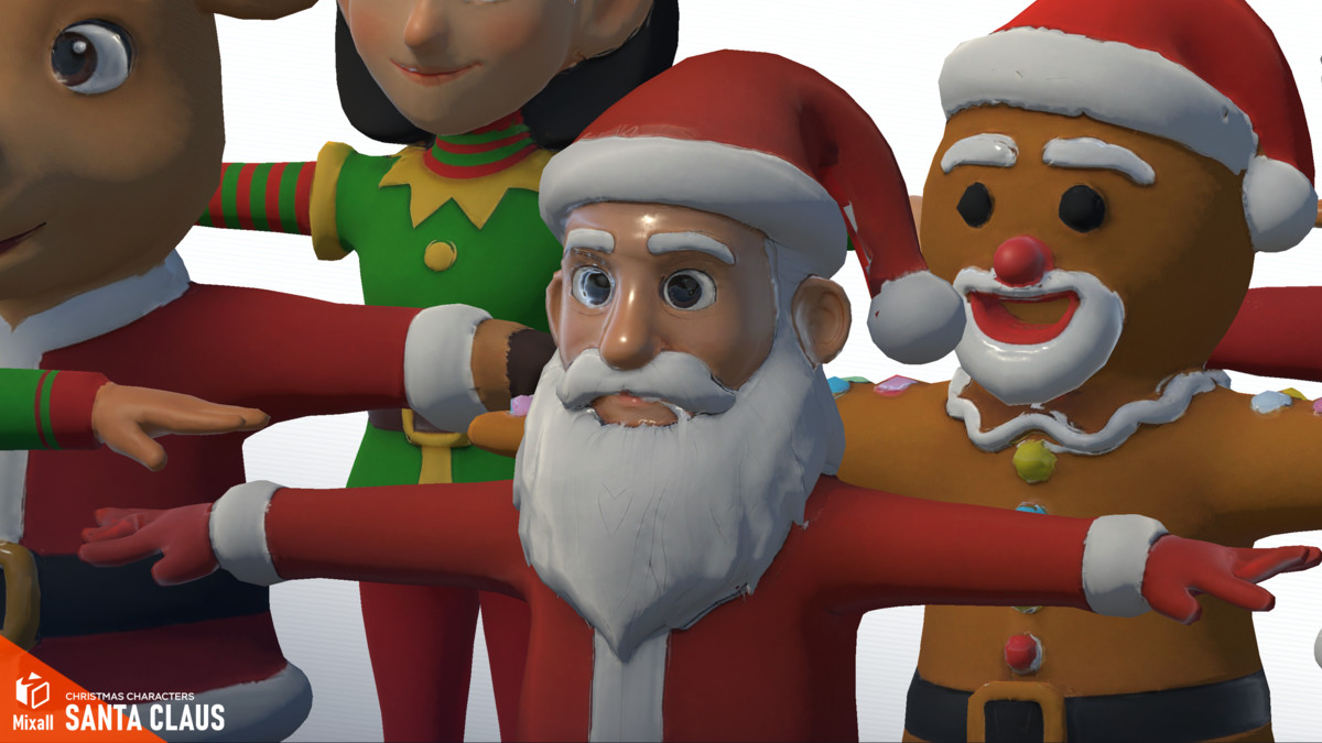 Santa Claus and Christmas characters