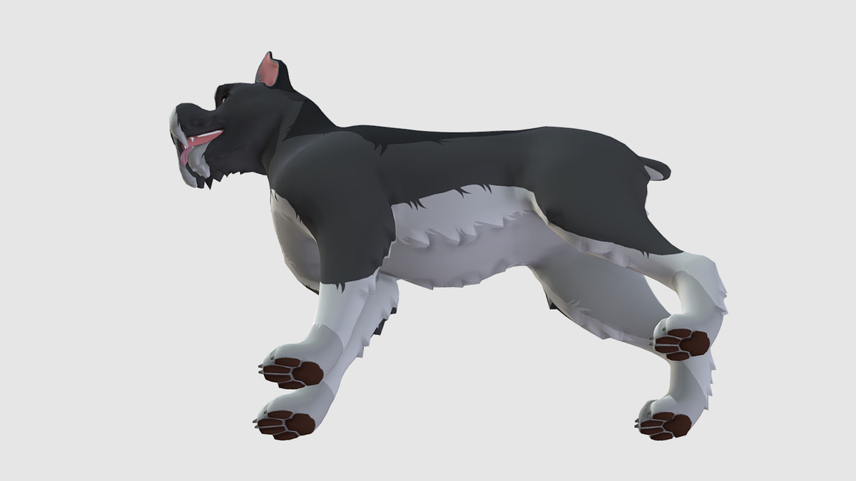 Cartoon Dog - Schnauzer