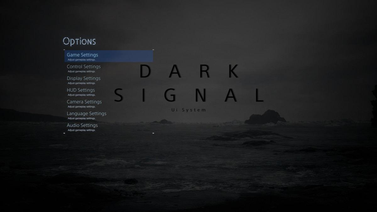 Dark Signal Ui System